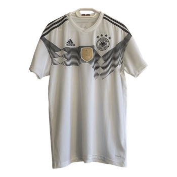 Adidas Germany 2018 World Cup Home Jersey Men’s L White DFB FIFA Champions Climalite