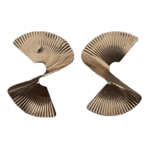 Smukke guld øreringe