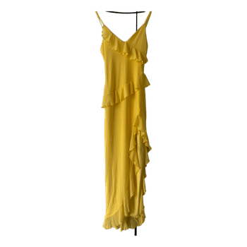 Yellow maxi dress