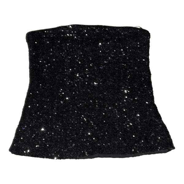 Abercrombie & Fitch black sequin top