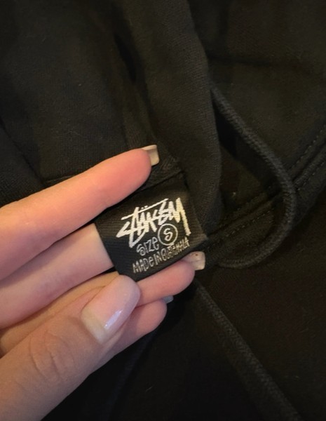 Black Stüssy hoodie