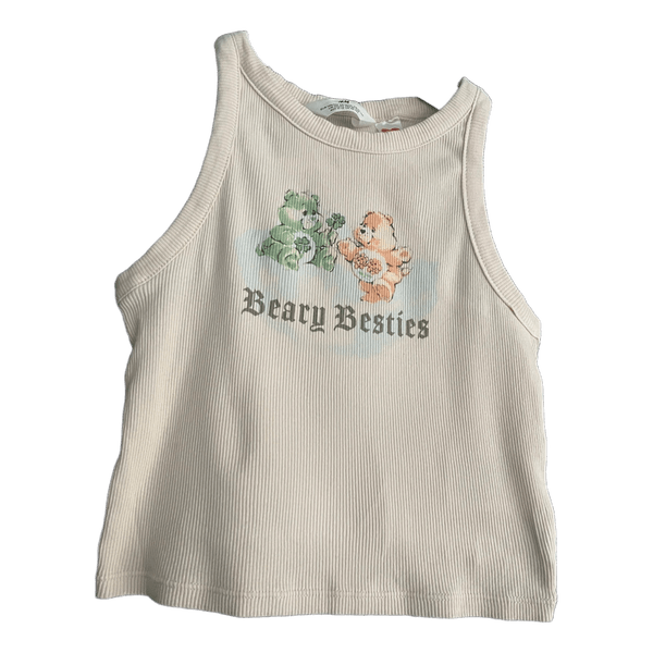 Beige Care Bears tank top