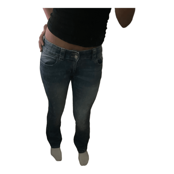 Blå denimjeans
