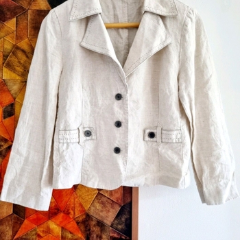Voglia linen summer blazer jacket