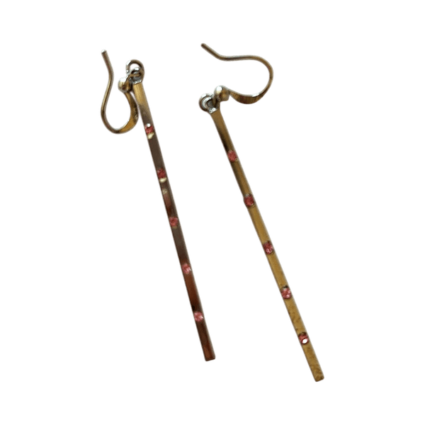 long drop earrings