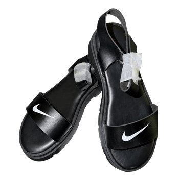 Black Nike sandals