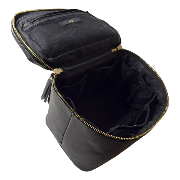 Black makeup bag