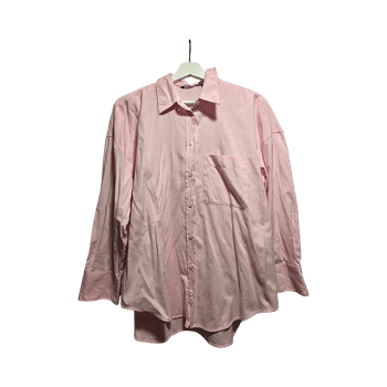 Zara pink long-sleeved shirt