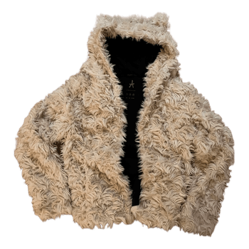 Beige tekoturkis huppari