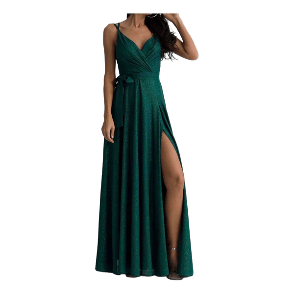Green maxi dress