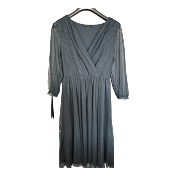 Mohito dark green midi dress