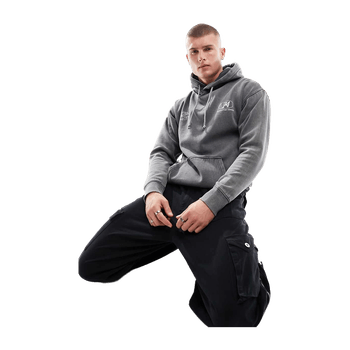 New York print hoodie