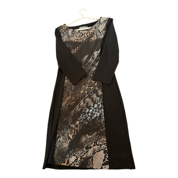 Geisha animal print dress