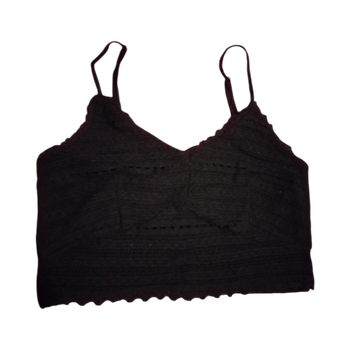 Musta pitsinen toppi