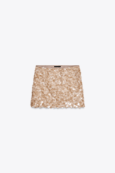 Sequin mini skirt