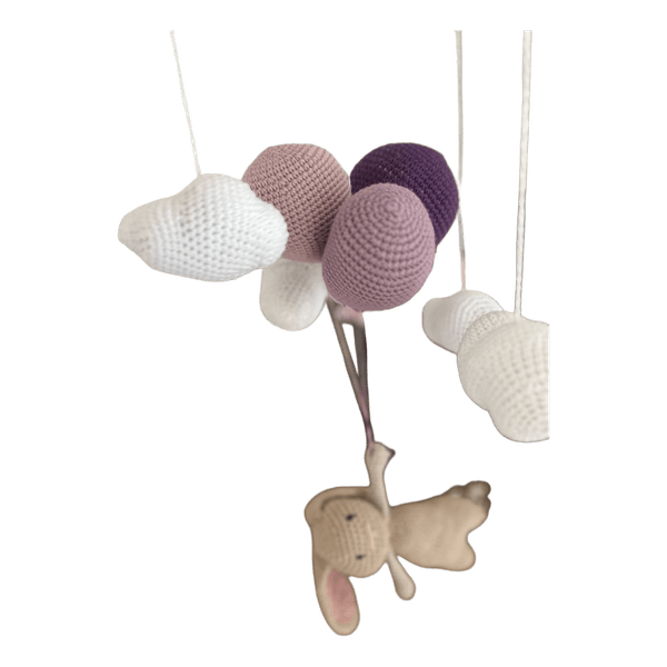 Hæklet kanin uro 🐰