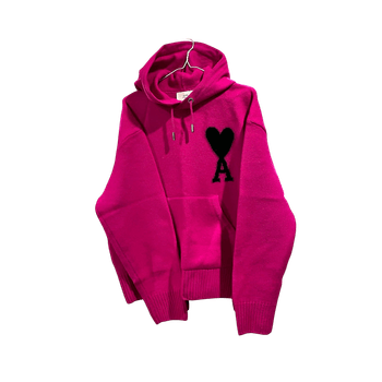 Ami paris virgin wool hoodie