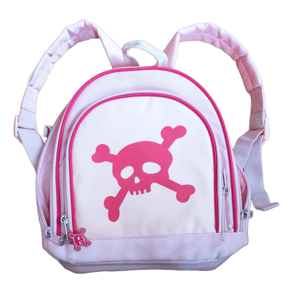 Pink skull backpack