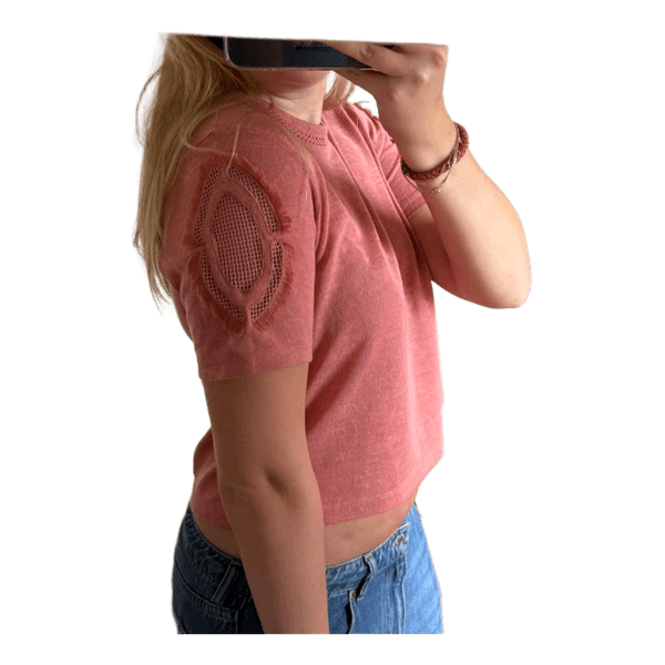 Pink short sleeve top