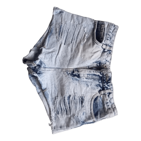 Denim Co. distressed denim shorts