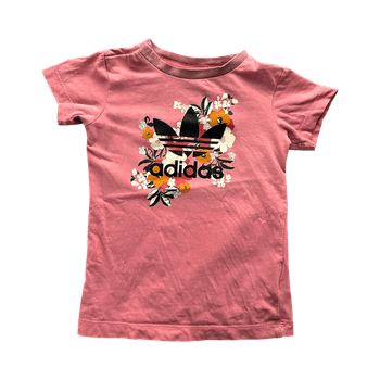 Adidas floral print t-shirt for baby girl