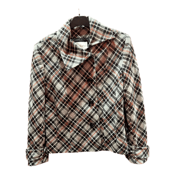 Pelēka rūtaina žakete