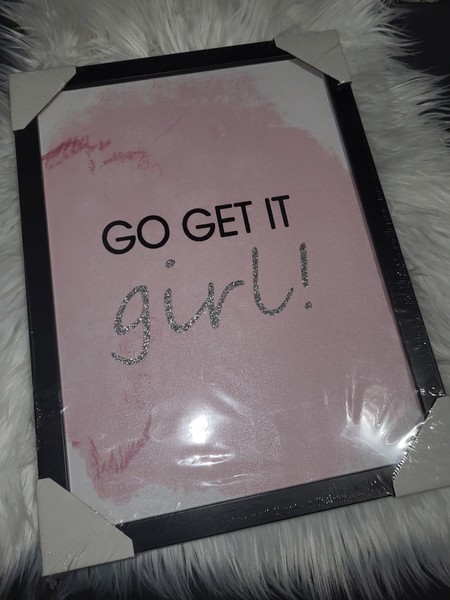 Go get it girl sisustustaulu