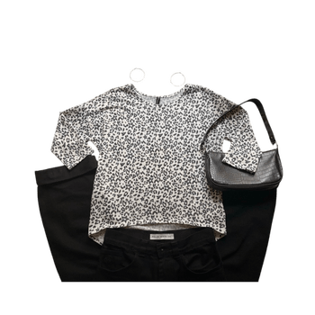 Leopard print top