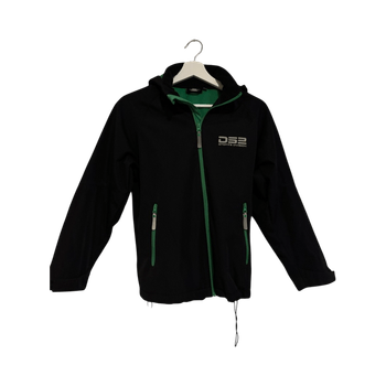 mustavihreä softshell-takki