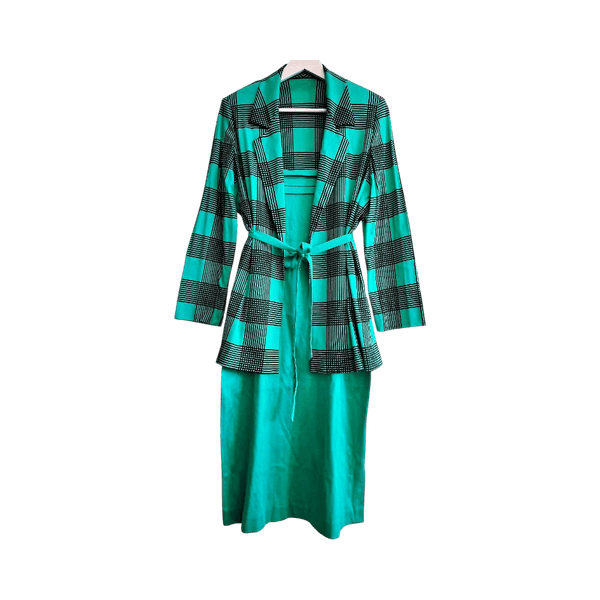Vintage dress + blazer set - unique!