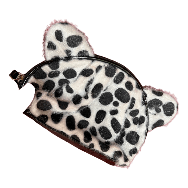 Dalmatian print fur cosmetic