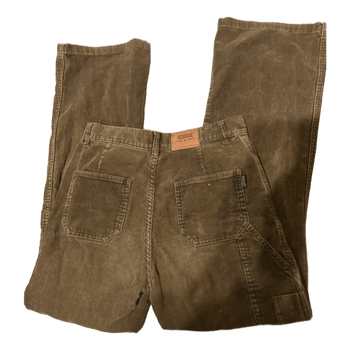 Khaki bootcut pants