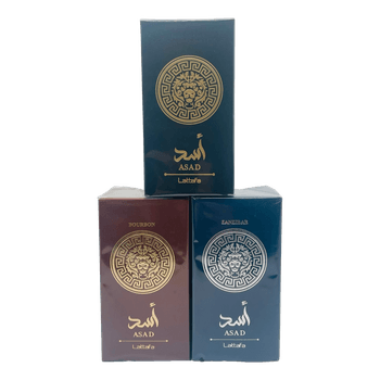 Lattafa (Asad, Bourbon ir Zanzibar) EDP kvepalai vyrams, 50ml.