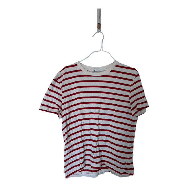 Zara stribet t-shirt