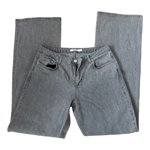 Grey denim jeans
