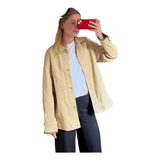 Beige Zara jakke