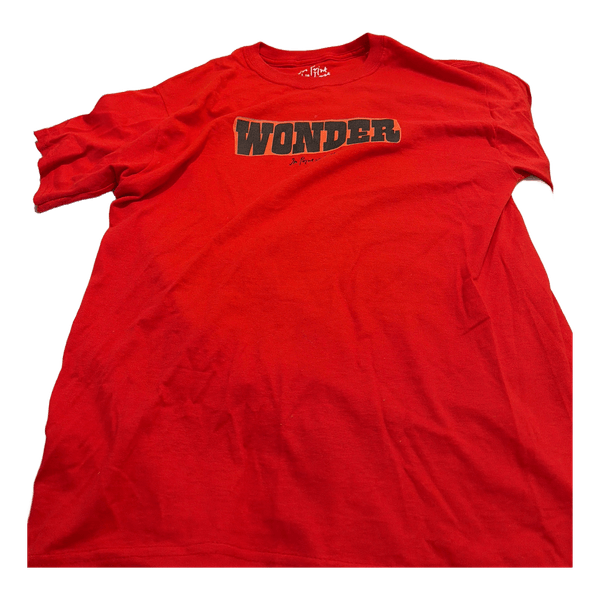 Rød t-shirt med print