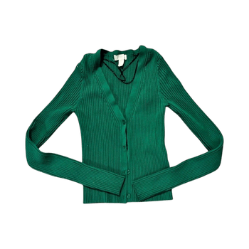 Vihreä neulecardigan