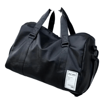 Juodas sportinis krepšys