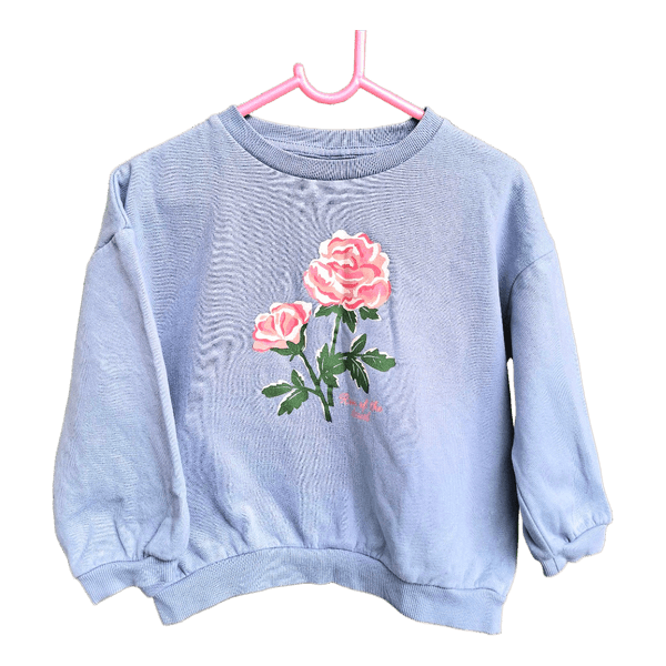 H&M helesinine lilleline pusa