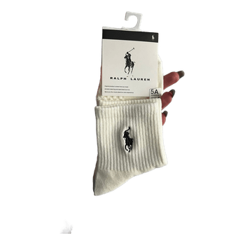 White Ralph Lauren socks