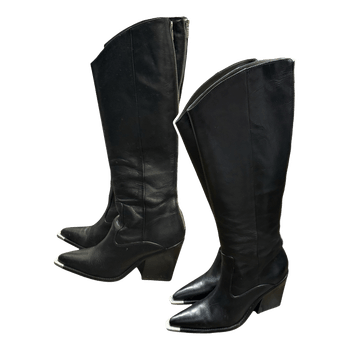 Bronx leather western boots