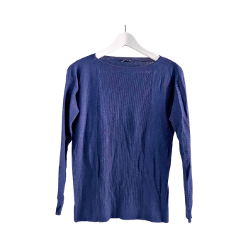 Tummansininen Sisley ohut villapaita, koko S