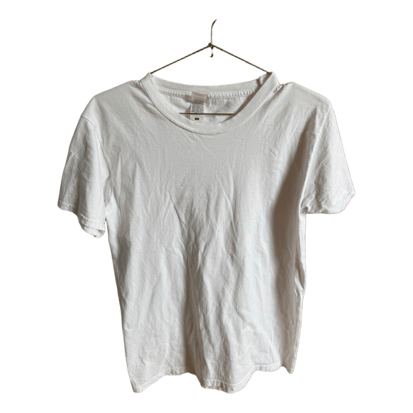 Hvid bomuld t-shirt