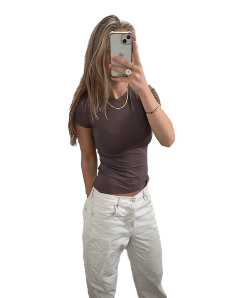 Brun t-shirt