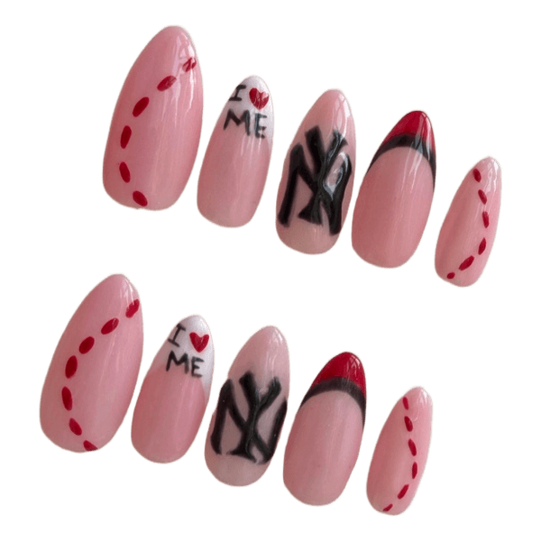 Håndlavede press on nails