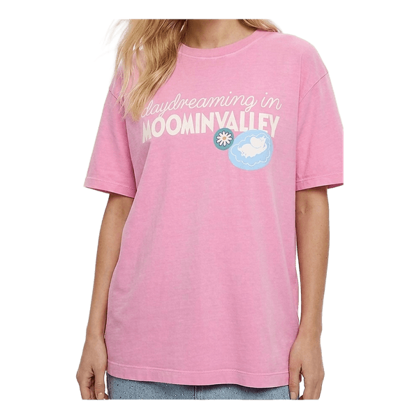 100% Cotton Pink Moomin graphic t-shirt