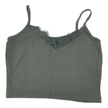 Even&Odd Pitsitoppi / Crop Top - Vihreä - XS/S