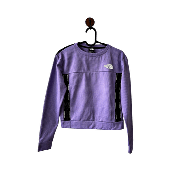 The North Face Women's Mountain Athletic Pullover in pop purple size S