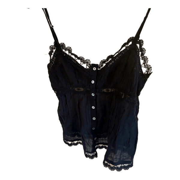 Black lace top
